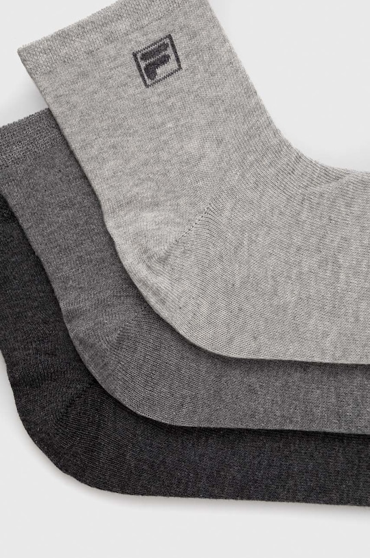 Ponožky Fila 3-pak F9303 sivá SS26