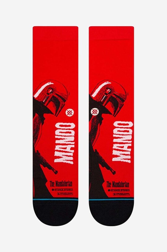 Čarape Stance Mando West A545A22MAN crvena AA00