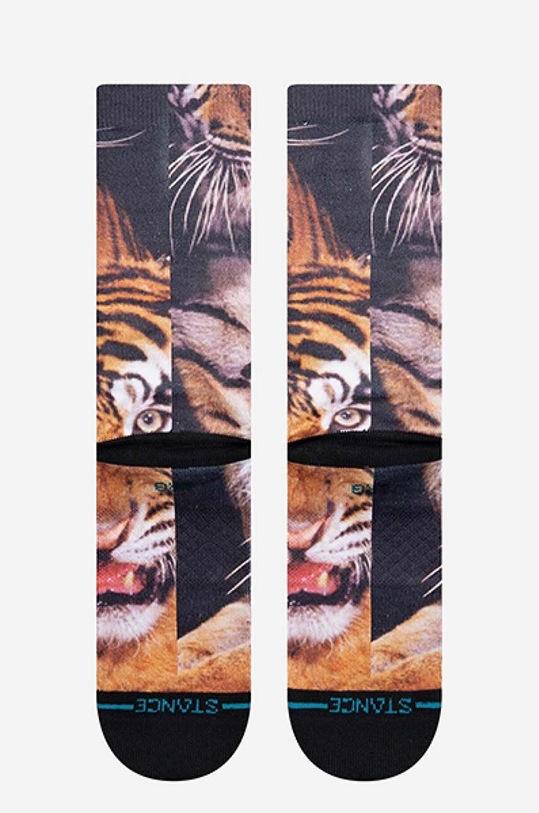 Clothing Stance socks Two Tigers A555A22TWO brown
