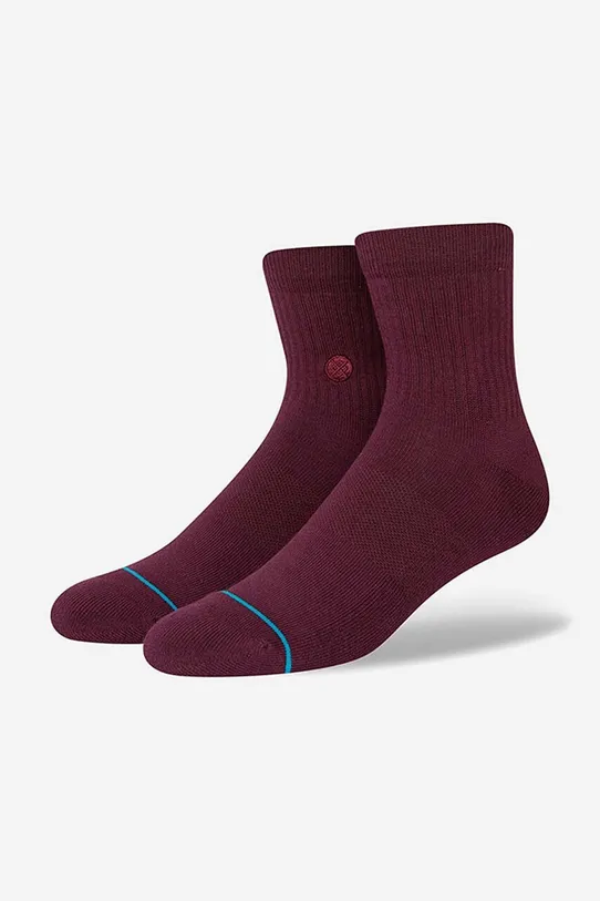 Stance socks Icon Qtr ankle socks red M356C19ICO