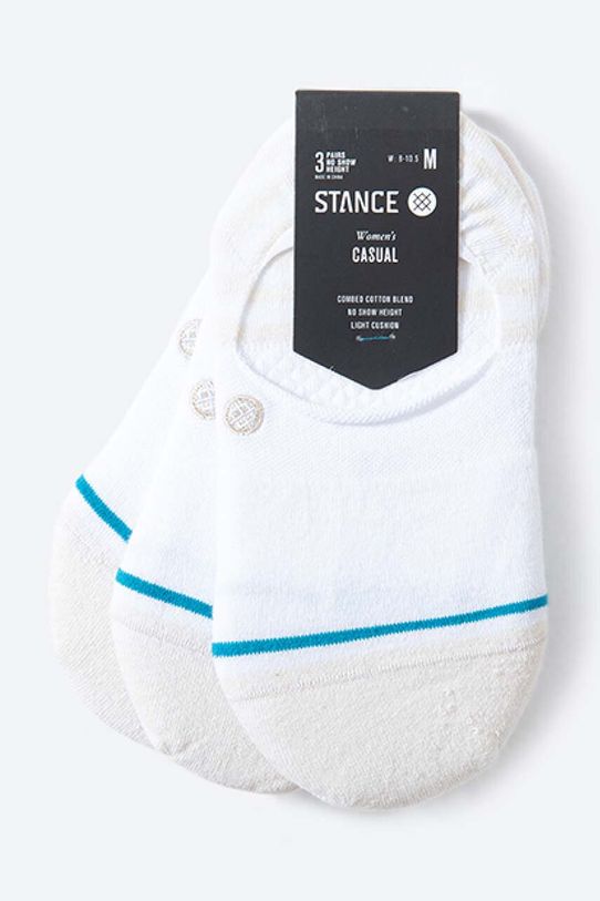 Ponožky Stance Sensible Two 3-pack krátké ponožky bílá W145A20SEN