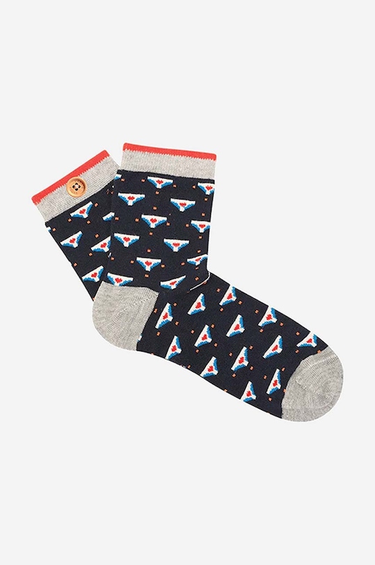 Ponožky Cabaia MARION & FREDERIC dlhé ponožky tmavomodrá SOKFW2122.MARION.FREDER