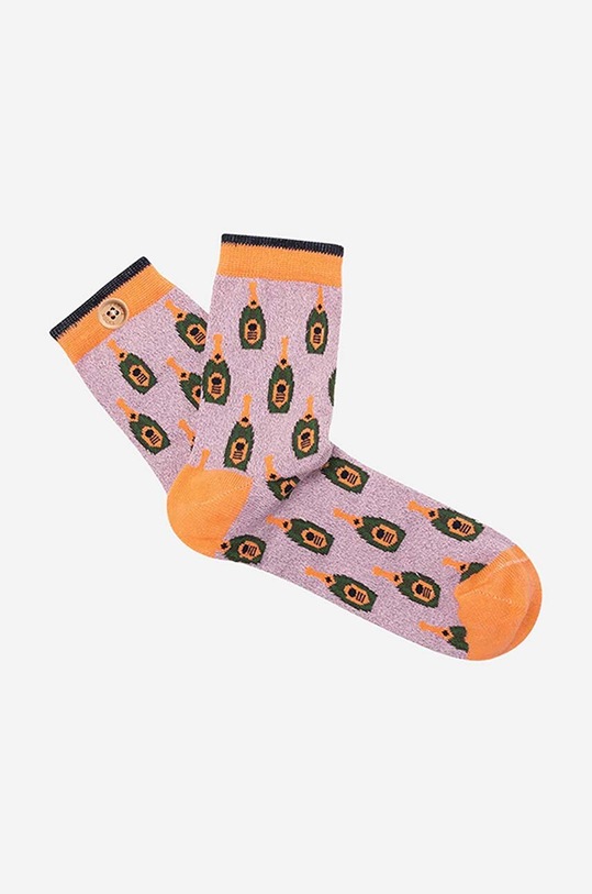 Ponožky Cabaia ALINE & FULVIO dlhé ponožky fialová SOKFW2122.ALINE.FULVIO