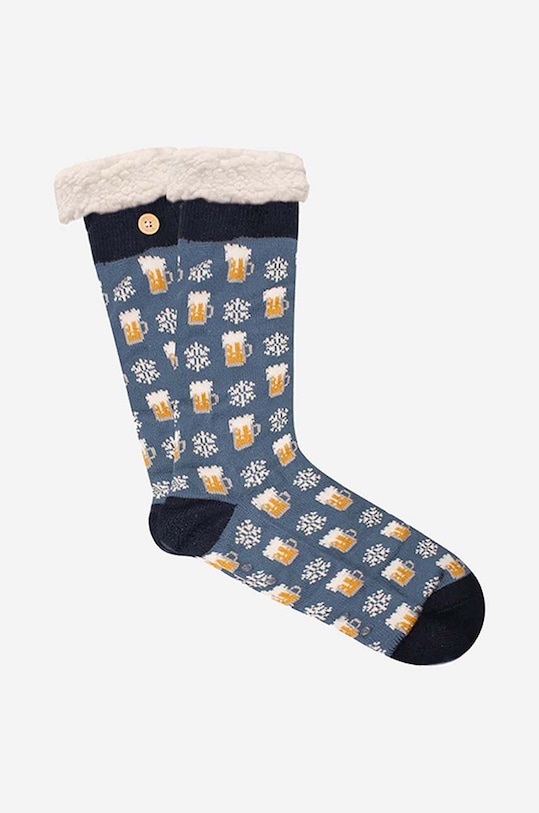Ponožky Cabaia BIERE NOEL dlhé ponožky modrá SOKFW2122.BIERES.DE.NOE