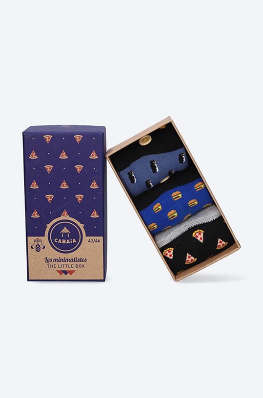 Ponožky Cabaia MINIMALISTE 3-pak dlhé ponožky viacfarebná SOKFW2122.PK3.MINIMALIS