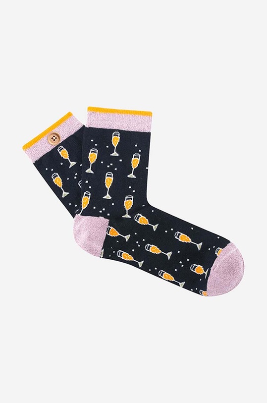 Ponožky Cabaia ANDREA & HUGO dlhé ponožky tmavomodrá SOKFW2122.ANDREA.HUGO