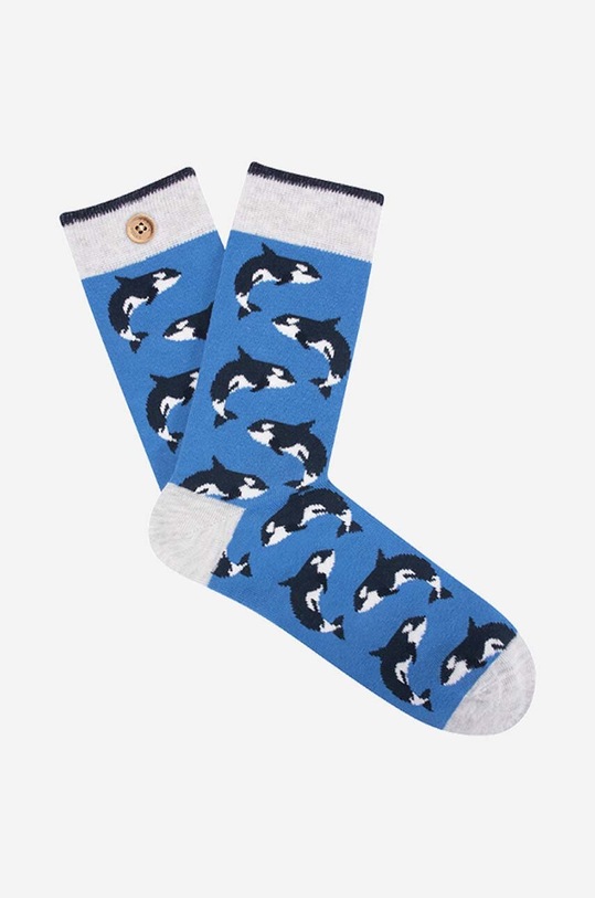 Ponožky Cabaia Classic dlhé ponožky modrá SOKS22.ARTHUR.AMELIE