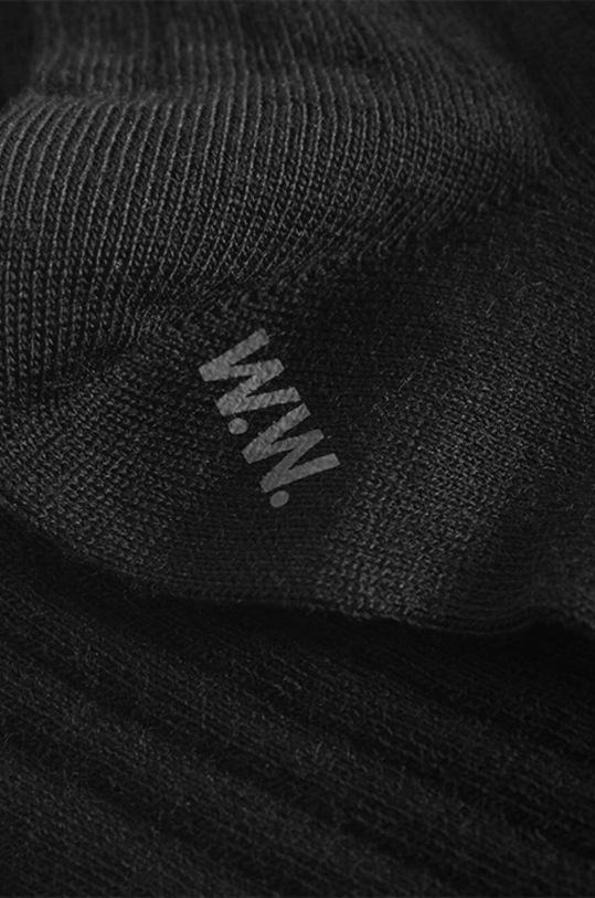 Wood Wood socks Nathan Wool socks 12139003.9516 black AA00