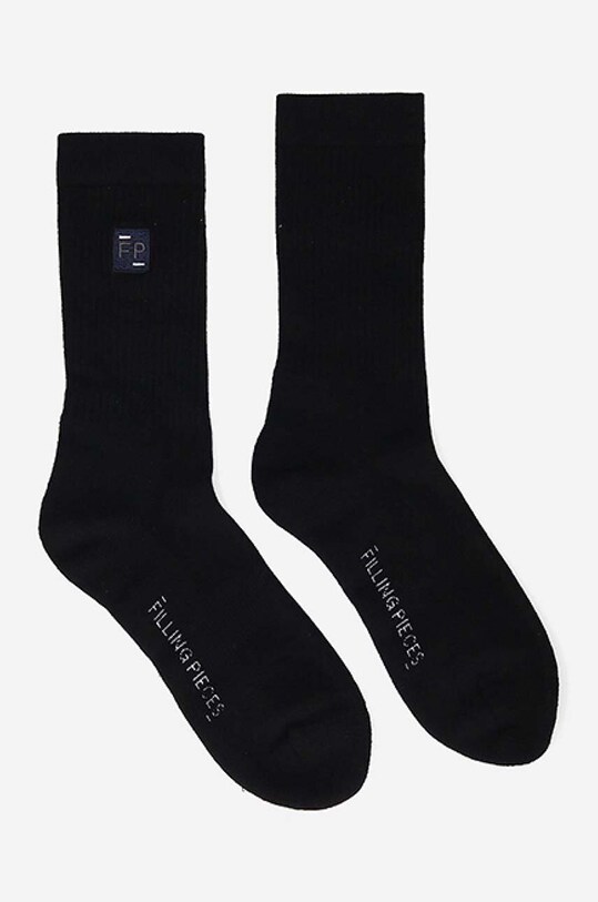 Bavlnené ponožky Filling Pieces Patch 68513711861 čierna AA00