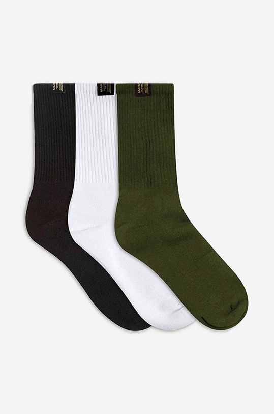 Maharishi socks Sports ankle socks green 9273.OLIVE