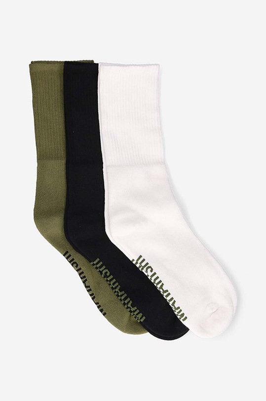 Maharishi socks Sports socks ankle socks green 9744.OLIVE