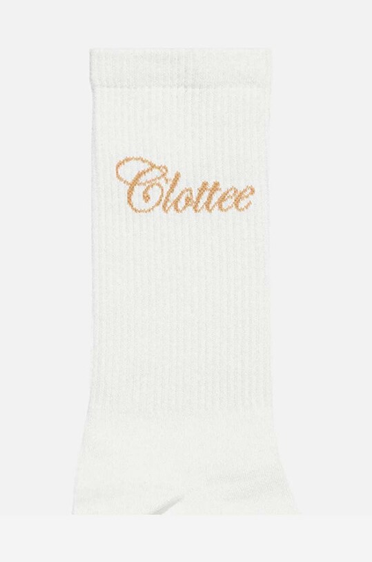 Bavlnené ponožky CLOTTEE CTAC6004.WHITE biela AA00
