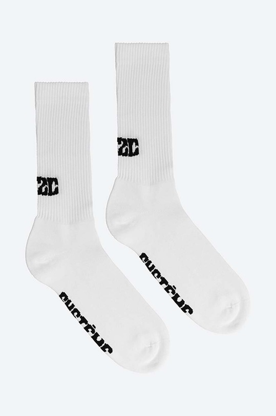 032C socks Systeme Logo ankle socks white SS21.A.1010