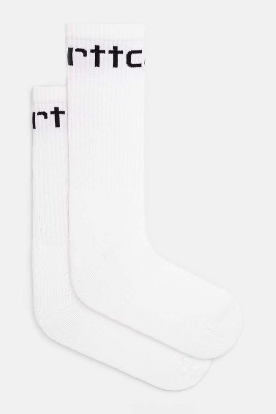 Чорапи Carhartt WIP чорапи бял I029422.WHITE.BLAC