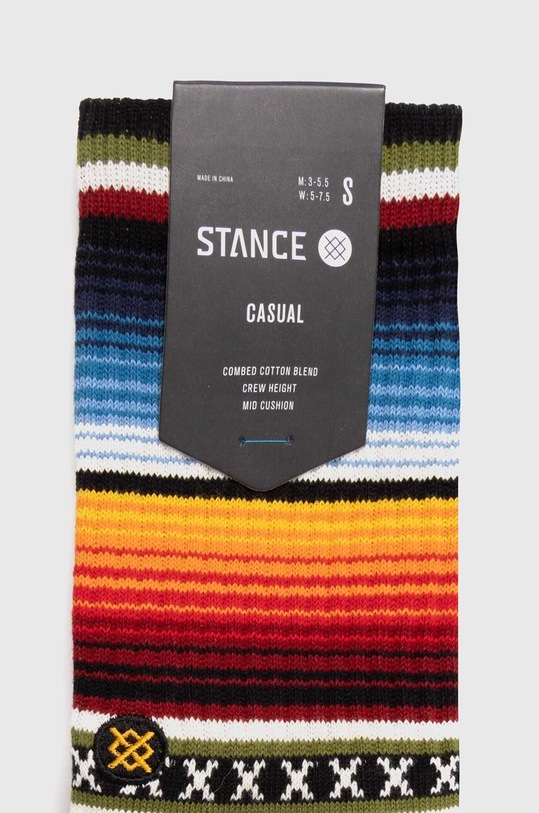 Clothing Stance socks Curren A556A20CHS red