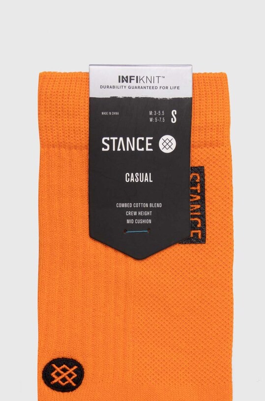 Дрехи Чорапи Stance Street A556D20STR оранжев