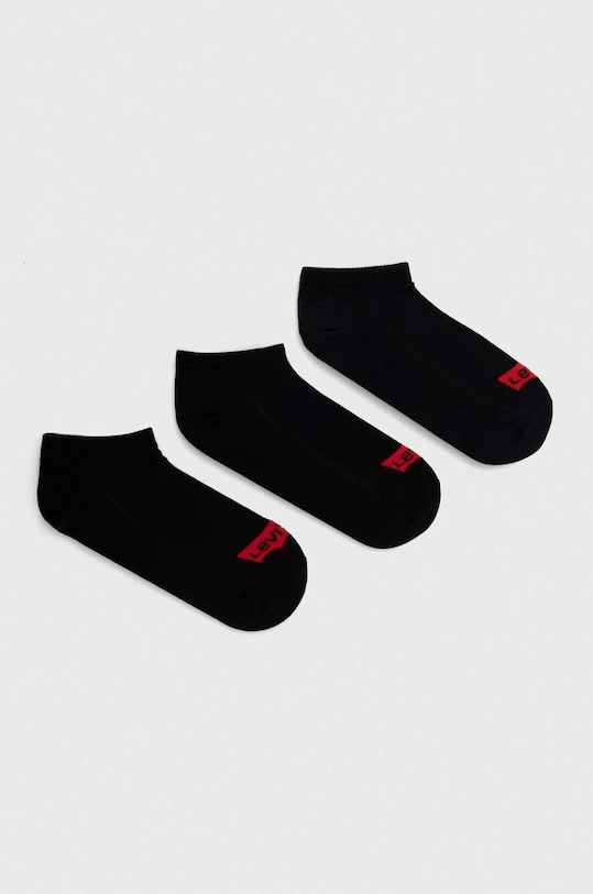 Levi's skarpetki 3-pack skarpetki krótkie czarny 37157.1011