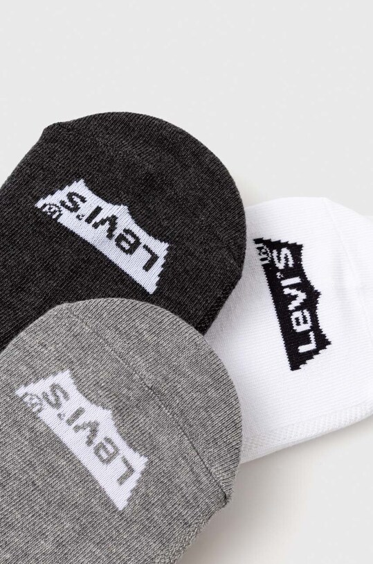 Ponožky Levi's 3-pack 37157.0978 šedá AA00