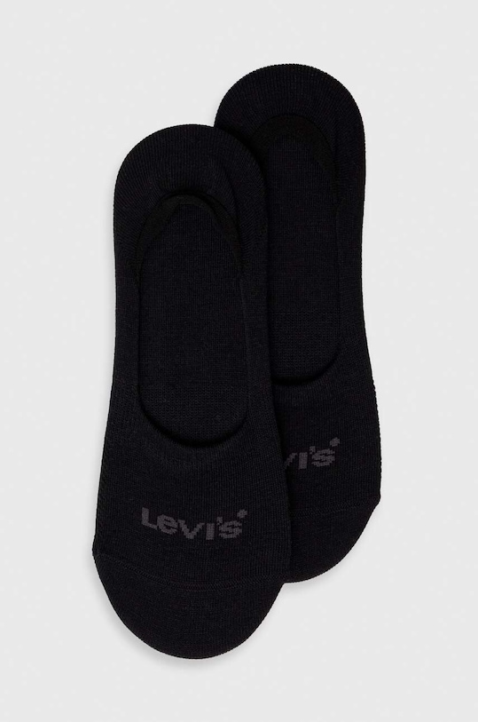 Κάλτσες Levi's 2-pack κοντές κάλτσες μαύρο 37157.1006