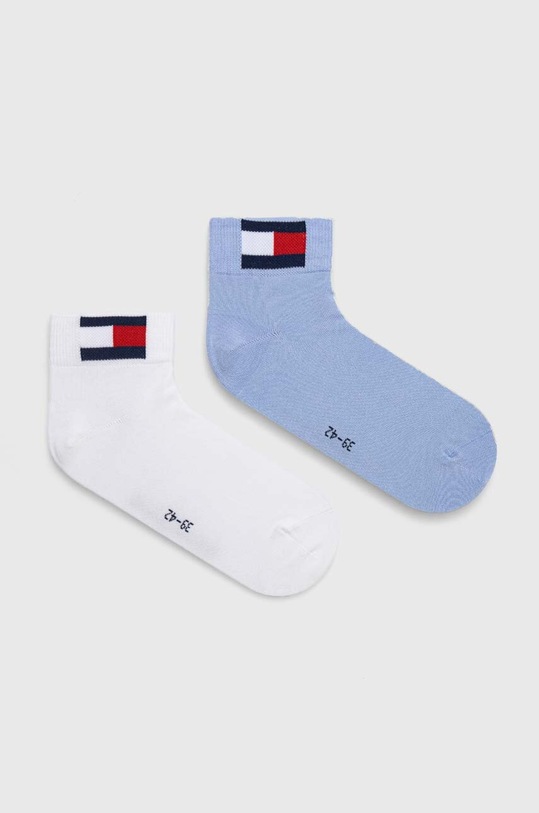 Tommy Jeans skarpetki 2-pack skarpetki długie niebieski 701228223.NOS