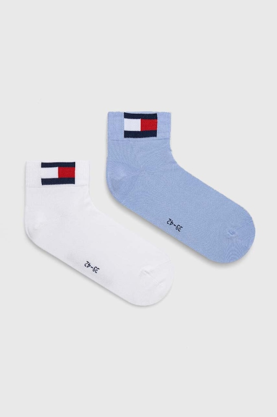 Tommy Jeans skarpetki 2-pack skarpetki długie niebieski 701228223.NOS