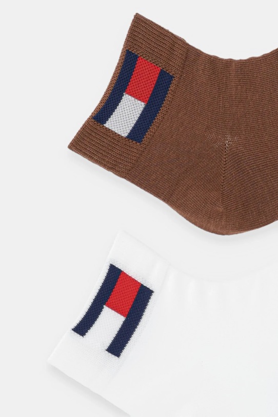 Ponožky Tommy Hilfiger 2-pak 701228223.NOS hnedá AA00
