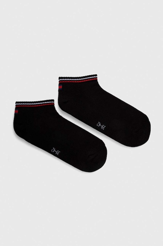 Tommy Jeans sosete 2-pack sosete scurte negru 701228178.NOS