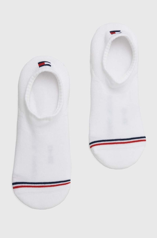 Tommy Jeans skarpetki 2-pack skarpetki krótkie biały 701228179.NOS