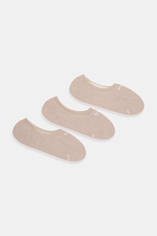 Κάλτσες Fila 3-pack κοντές κάλτσες μπεζ F1252/3