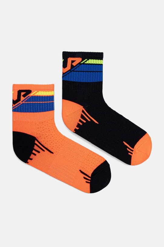 Κάλτσες Fila 2-pack ψηλές κάλτσες πορτοκαλί F9057