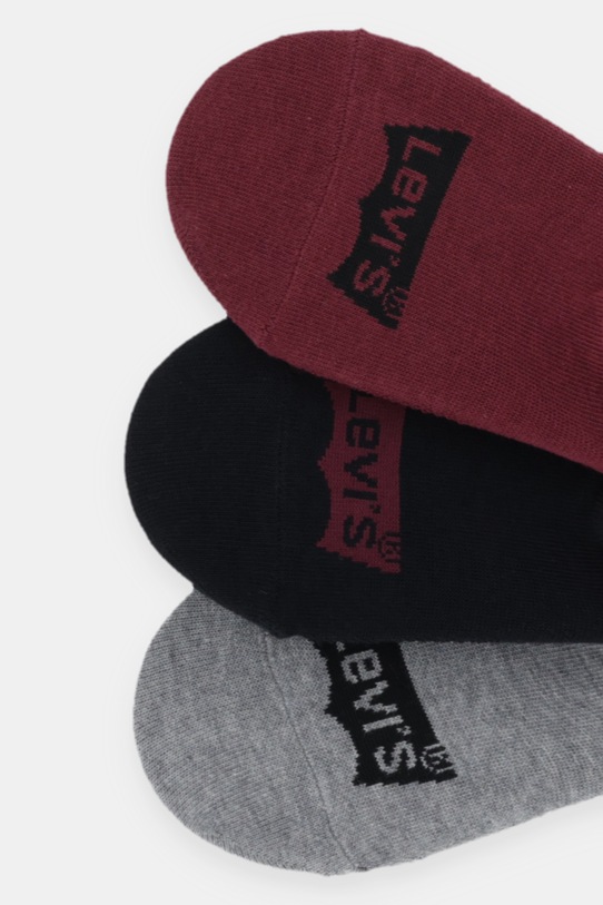 Čarape Levi's 3-pack 37157.1260 bordo AA00