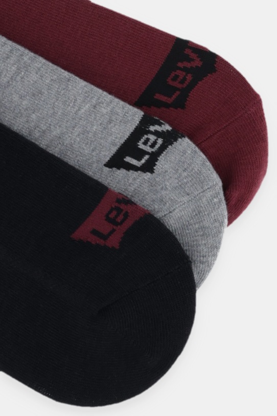 Čarape Levi's 3-pack 37157.1267 bordo AA00
