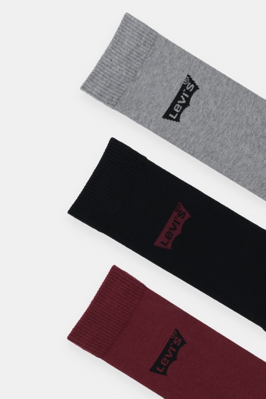 Čarape Levi's 3-pack 37157.1268 bordo AA00