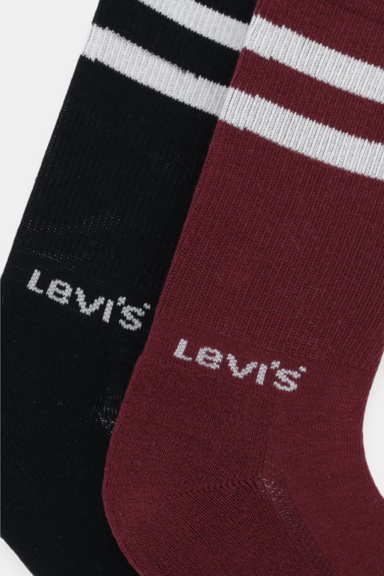 Levi's skarpetki 2-pack 37157.1271 bordowy AA00