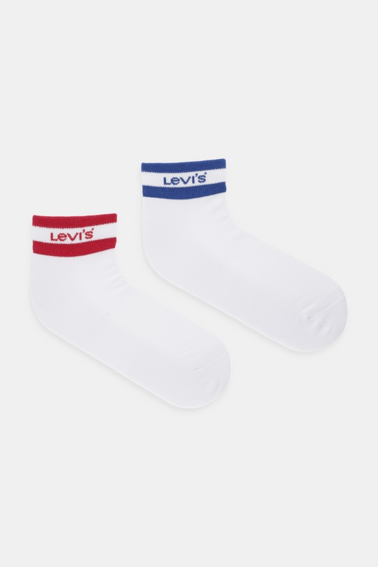 Čarape Levi's 2-pack Planet friendly bijela 37157.1272
