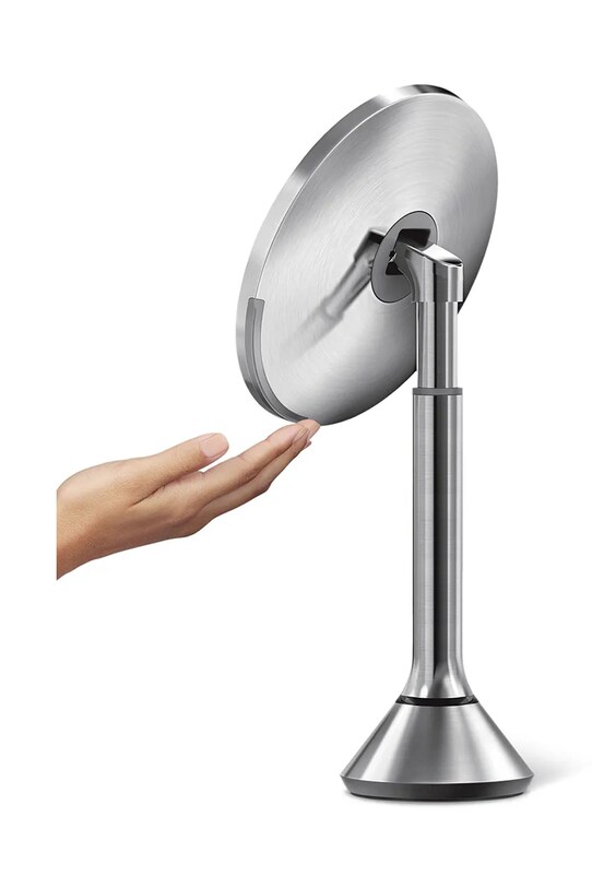 Łazienka Simplehuman lustro z oświetleniem led Sensor Dual Light ST3052 szary