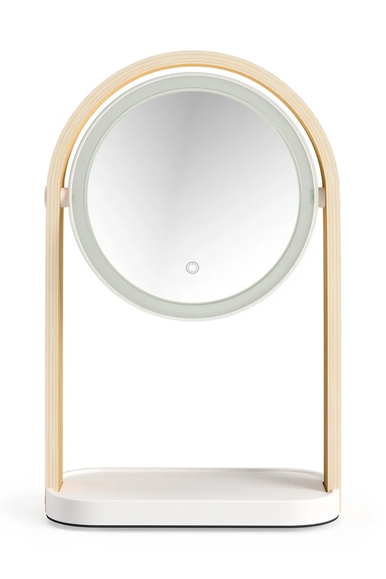 Umbra oglindă cosmetică din lemn 25 x 12 x 38 cm alb 1022918.668