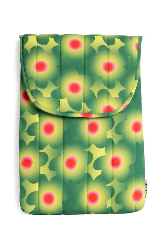 Helio Ferretti pokrowiec na laptopa Puffy Floral 37 x 26 x 2,5 cm zielony 122723