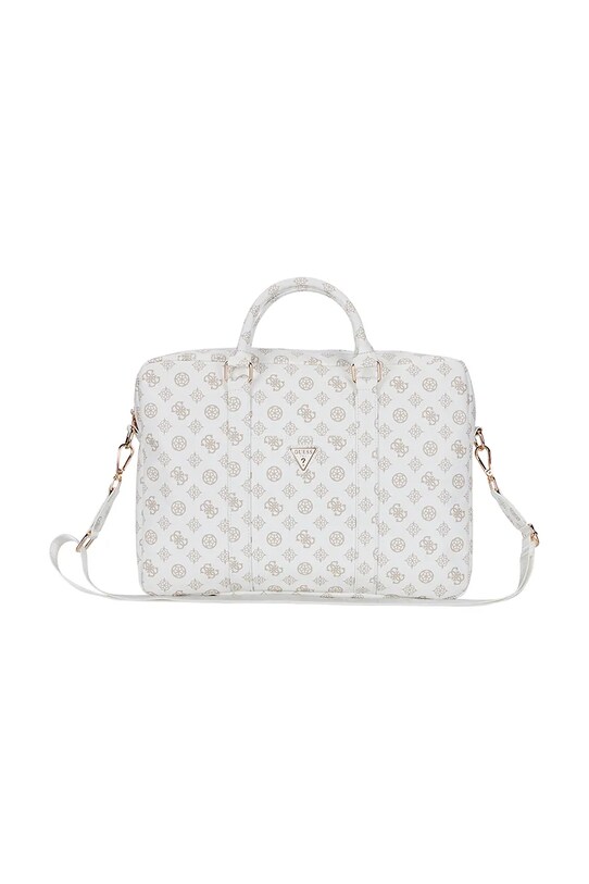 Guess laptop táska 4G Peony Front Pocket Zipper Triangle Logo 16" fehér GUCB16PGPOSGNH