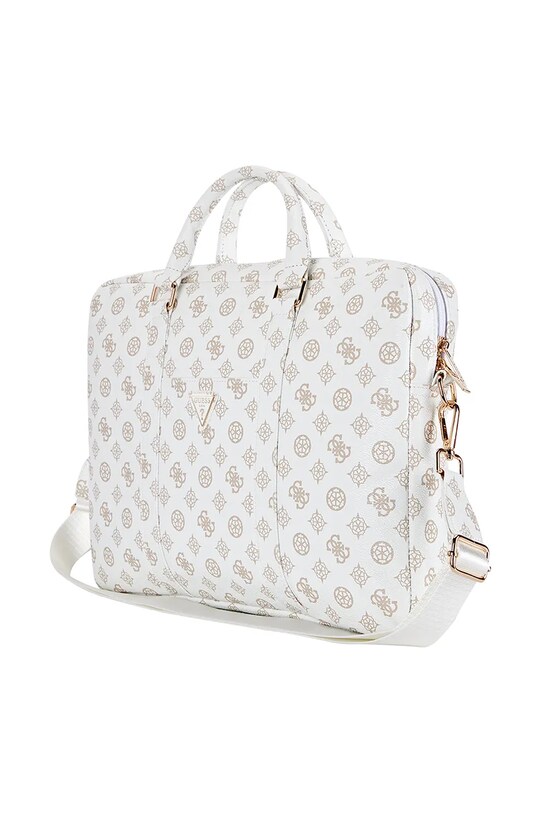 Guess laptop táska 4G Peony Front Pocket Zipper Triangle Logo 16" GUCB16PGPOSGNH fehér AA00