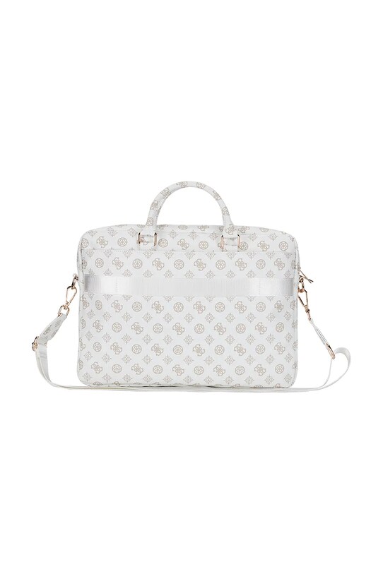 Lifestyle Guess laptop táska 4G Peony Front Pocket Zipper Triangle Logo 16" GUCB16PGPOSGNH fehér