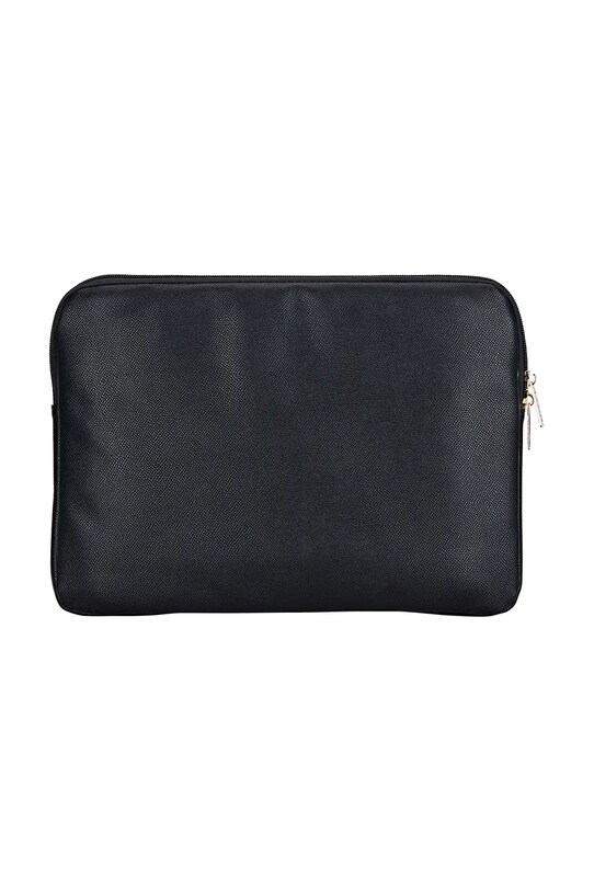 Lifestyle Guess laptop táska Sleeve 14" Grained Zipper Pocket Triangle Logo GUCS14ZPGTSPSK fekete