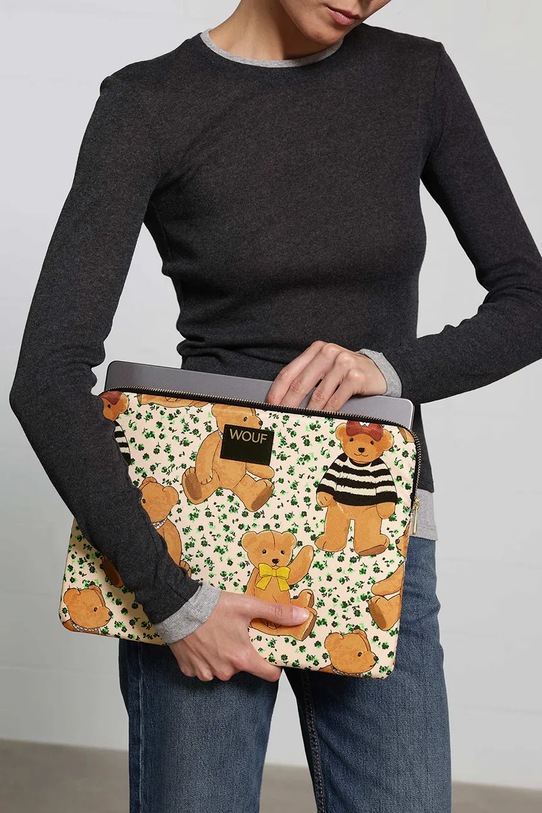 WOUF pokrowiec na laptopa Cute 13" & 14" SS250013 beżowy