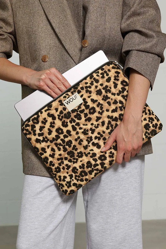 Чохол для ноутбука WOUF Feline 13" & 14" SS250020 бежевий