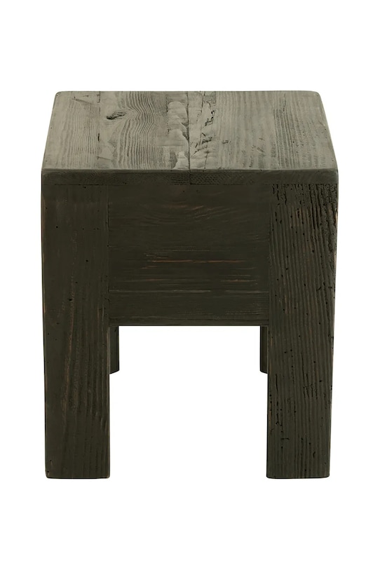 Salon i sypialnia J-Line stołek 47687 czarny