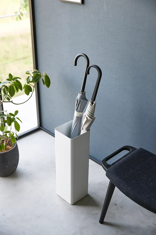 Yamazaki suport de umbrelă Smart alb 1578.