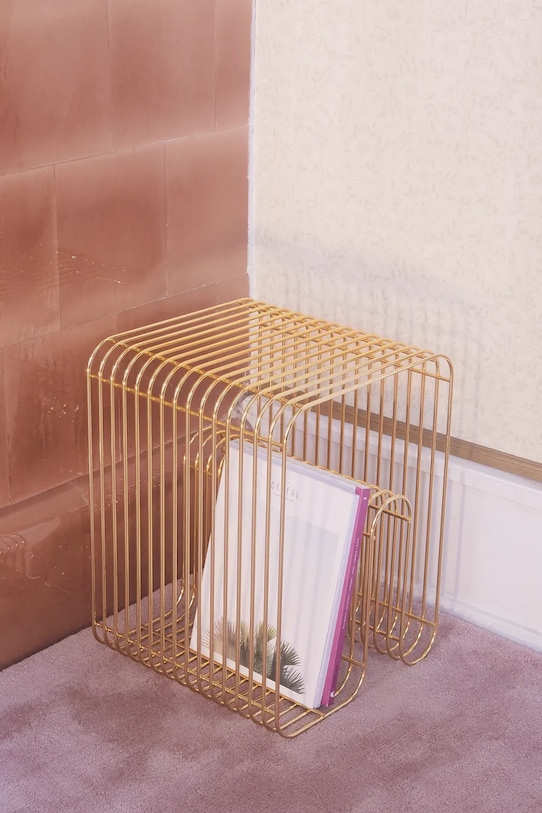 Вітальня та спальня Табурет AYTM Curva 503300005081 жовтий