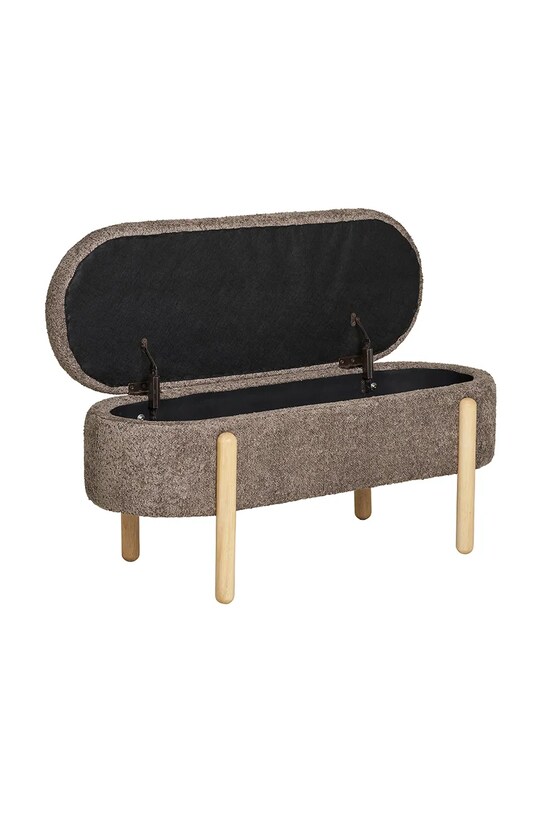 Obývacia izba a spálňa Taburetka s úložným priestorom House Nordic Branca 98 x 41 x 48 cm 1409001 fialová