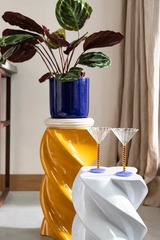 Living și dormitor &k amsterdam măsuță de cafea 3533.08 galben