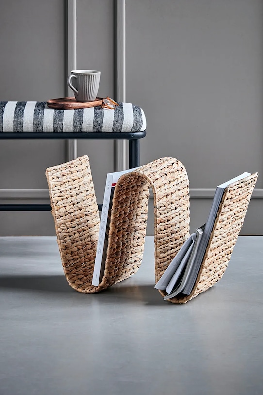 Living și dormitor House Doctor suport de ziar HDWave 35 x 50 cm 262240303 maro